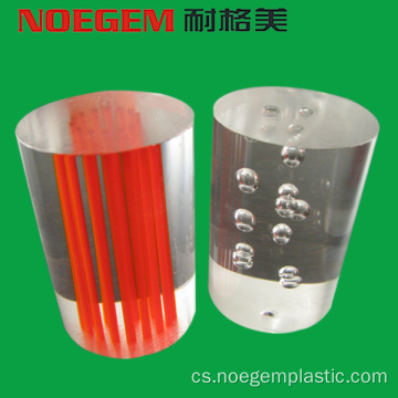 Standardní materiál Akrylová plastová tyč